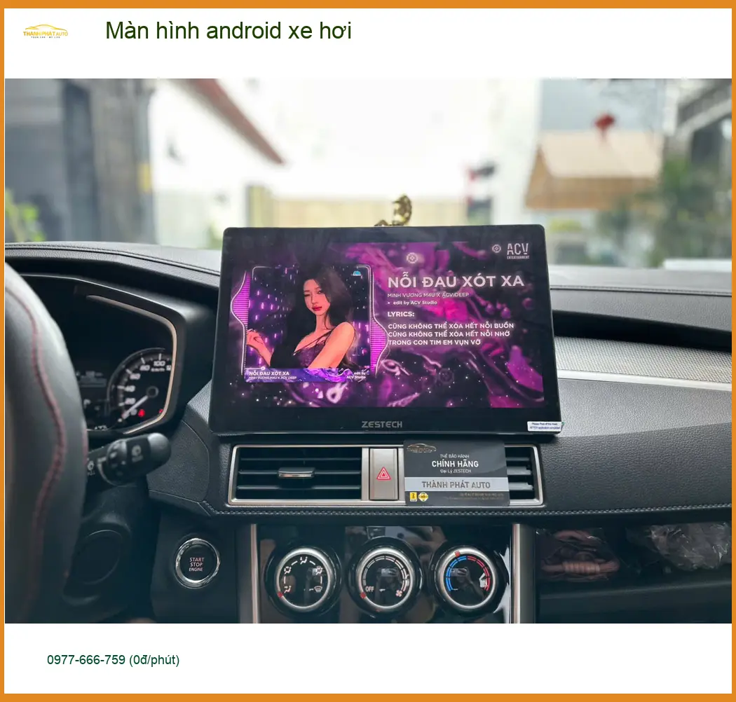 Anh Bảo lắp màn hình Android xe hơi Honda CRV Quận Tân Phú để giải trí ảnh thực tế 4