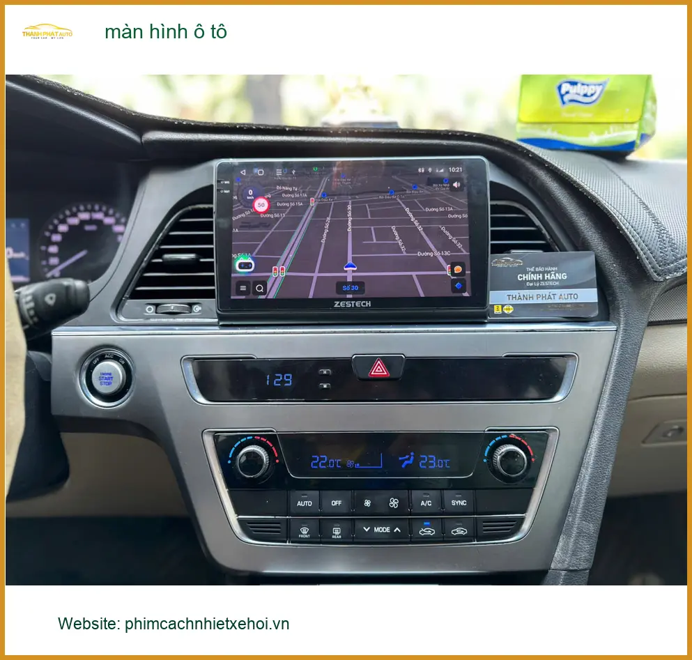 Anh Bách lắp màn hình ô tô Hyundai Accent ở Quận Huyện Nhà Bè ảnh thực tế 2
