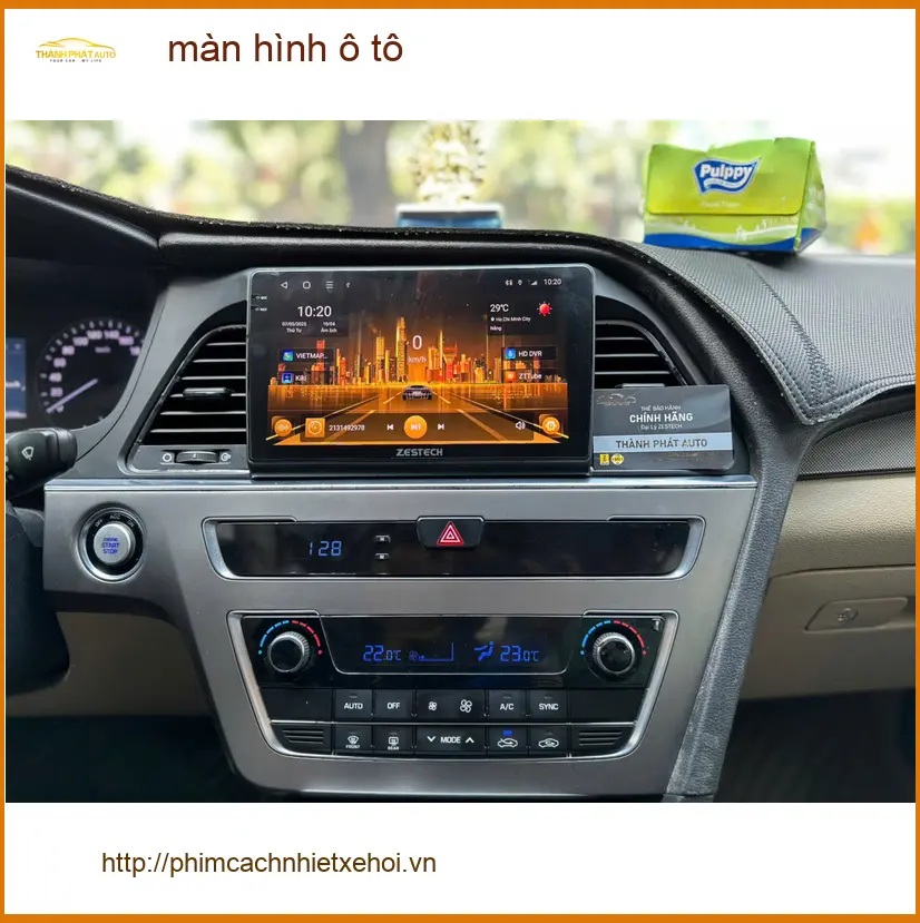 Anh Bách lắp màn hình ô tô Hyundai Accent ở Quận Huyện Nhà Bè ảnh thực tế 5
