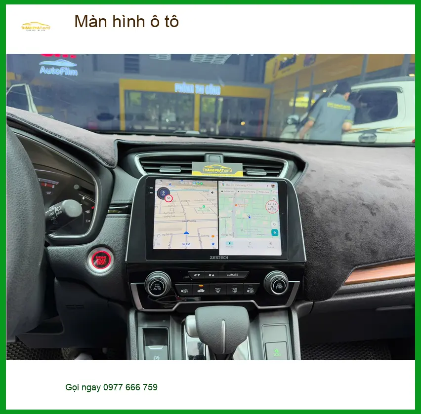 Cô Mai Phương lắp màn hình ô tô cho Kia K3 tại Quận 12 để lái xe tiện nghi hơn