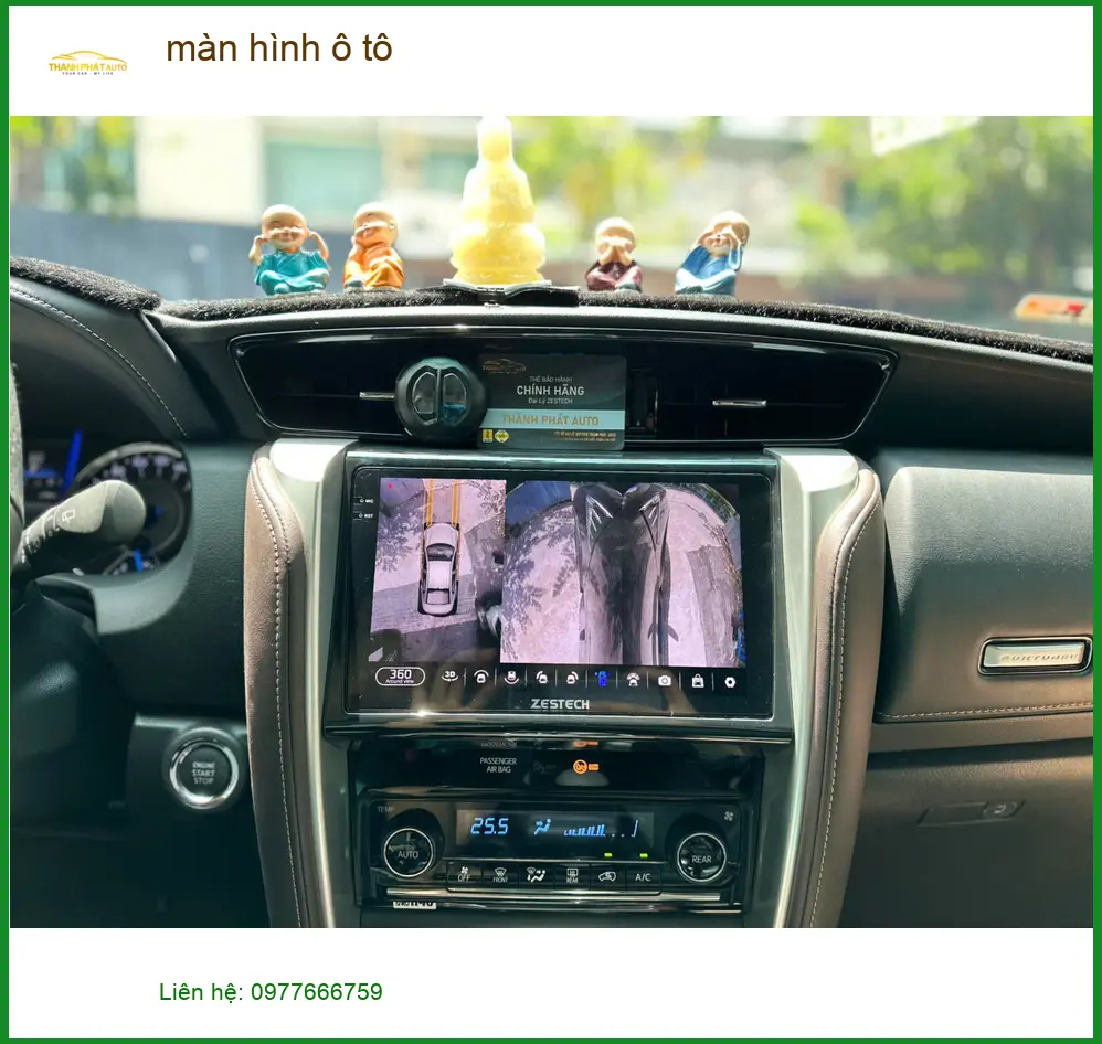Chú Lâm lắp màn hình ô tô Hyundai Santa Fe tại Quận 12 bền đẹp, chính hãng ảnh thực tế 2