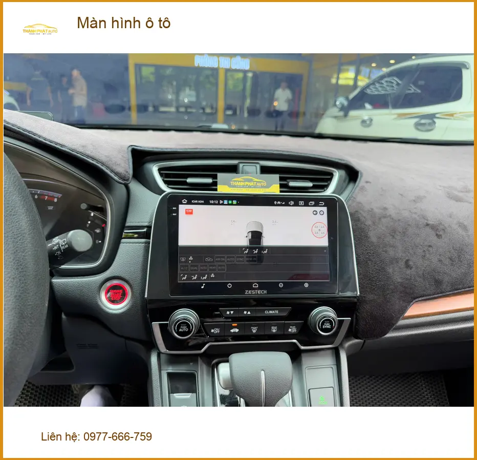 Anh Khôi nâng cấp màn hình ô tô cho Hyundai Accent tại Quận 9 vì màn zin thiếu tính năng ảnh thực tế 3