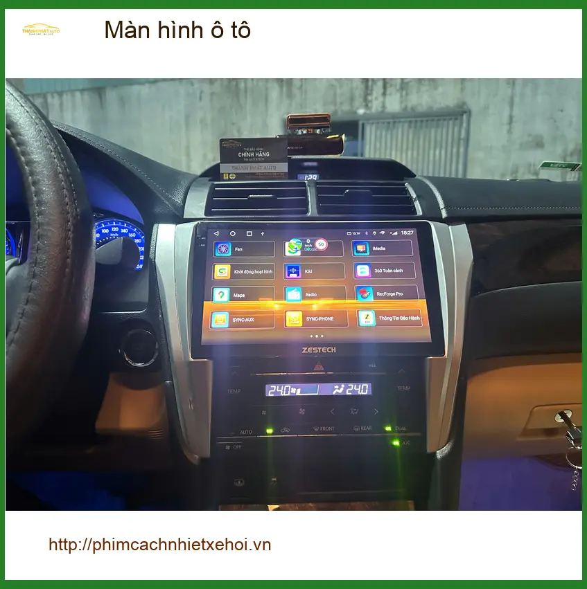Anh Khang nâng cấp màn hình ô tô cho Kia Carnival tại Thủ Đức vì màn hình zin đã cũ và chậm ảnh thực tế 2
