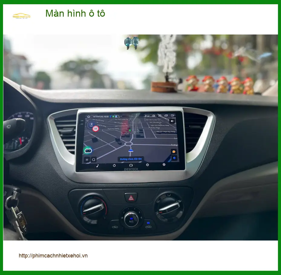 Anh Trọng lắp màn hình ô tô cho Hyundai Accent tại Quận 2 để tiện di chuyển mỗi ngày ảnh thực tế 3