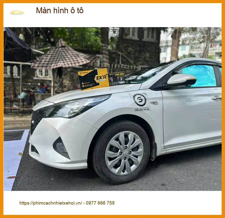 Anh Trọng lắp màn hình ô tô cho Hyundai Accent tại Quận 2 để tiện di chuyển mỗi ngày ảnh thực tế 5