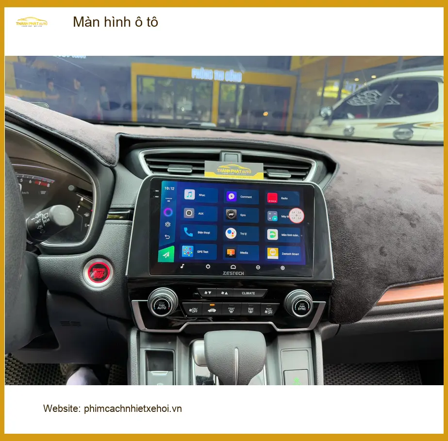 Chú Long lắp màn hình ô tô cho Toyota Fortuner tại Củ Chi vì màn zin quá cũ, hay đơ ảnh thực tế 2