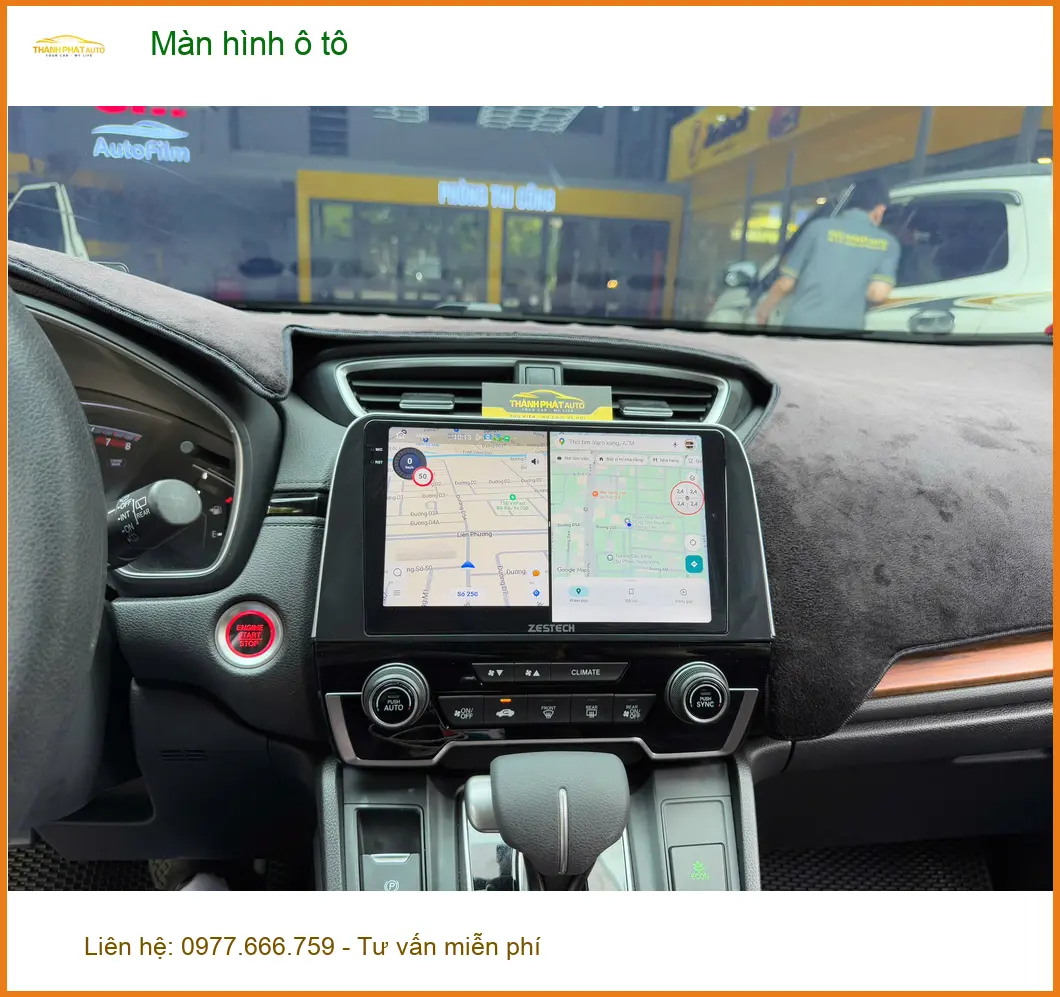Chị Thảo lắp màn hình ô tô Kia K3 tại Quận Tân Phú, tìm chỗ uy tín ảnh thực tế 3