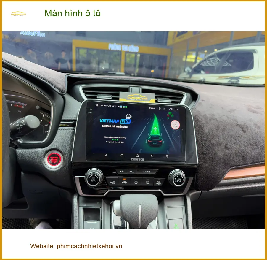Anh Tuấn Kiệt lắp màn hình ô tô cho Mazda CX-5 ở Bình Chánh vì màn zin quá lag ảnh thực tế 3