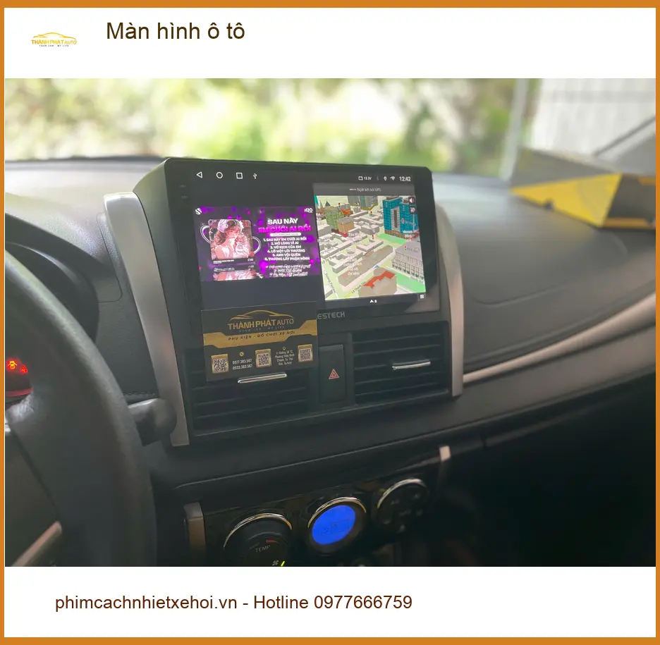 Anh Dũng nâng cấp màn hình ô tô cho Hyundai Santa Fe tại Quận Huyện Nhà Bè ảnh thực tế 2