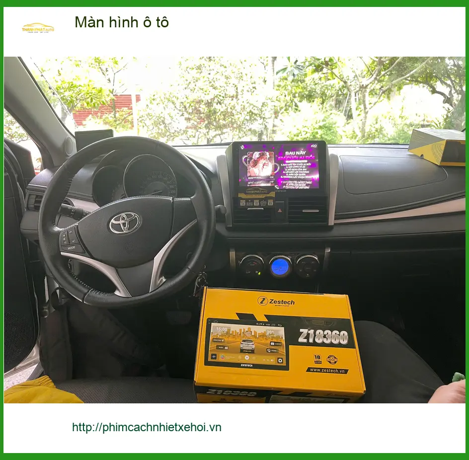 Anh Dũng nâng cấp màn hình ô tô cho Hyundai Santa Fe tại Quận Huyện Nhà Bè ảnh thực tế 3