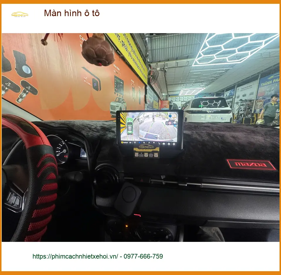 Anh Khang lắp màn hình ô tô cho Ford Everest tại Cần Giờ theo dõi lộ trình công việc dễ hơn ảnh thực tế 2