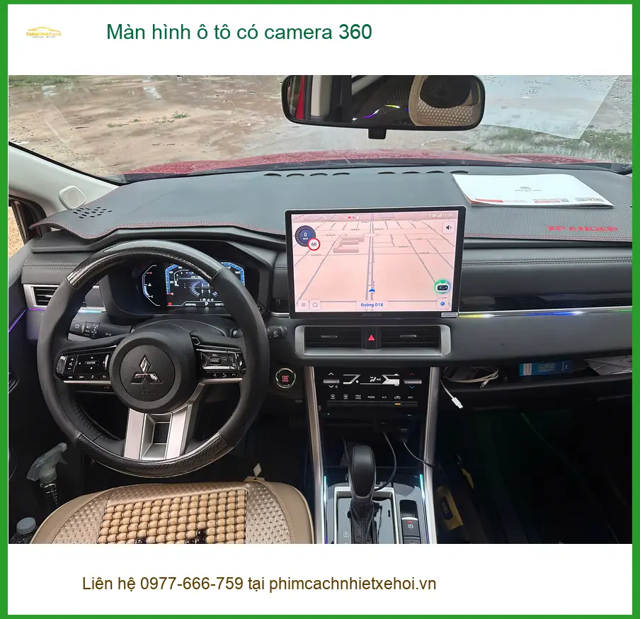 Chị Thảo lắp màn hình ô tô có camera 360 VinFast Lux SA Quận 12 ảnh thực tế 2