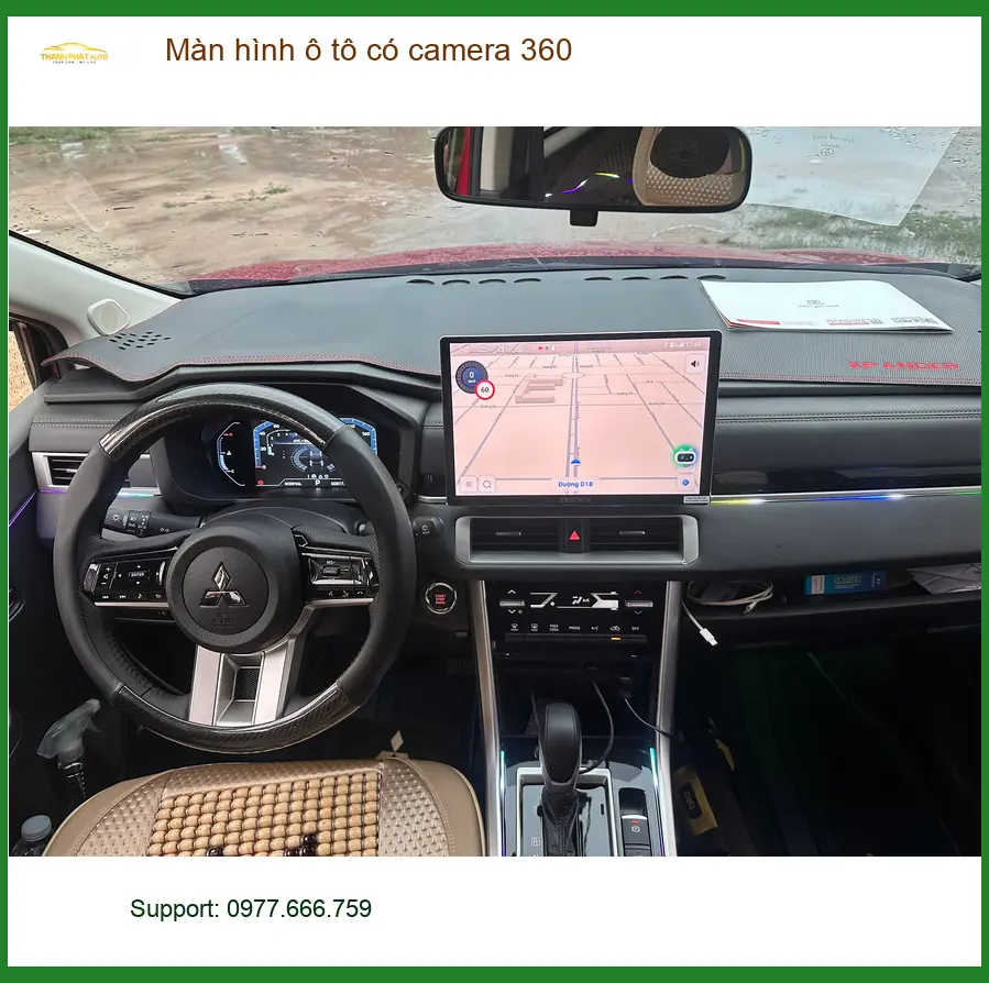 Chú Khải Gắn Màn hình ô tô có camera 360 cho Hyundai Accent tại Quận 9 tránh va quẹt