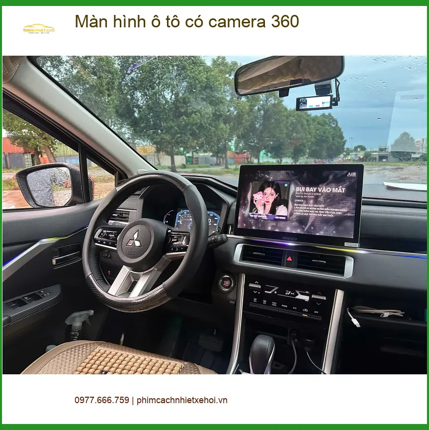 Chị Hà lắp màn hình ô tô có camera 360 Mazda CX-5 tại Cần Giờ an toàn hơn ảnh thực tế 2