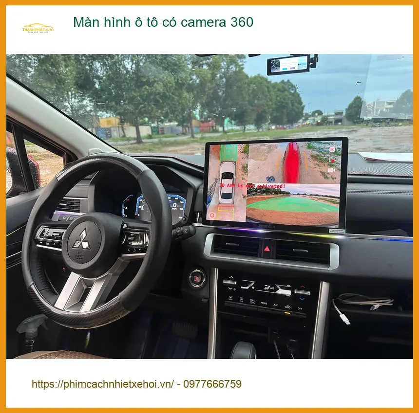 Chị Hà lắp màn hình ô tô có camera 360 Mazda CX-5 tại Cần Giờ an toàn hơn ảnh thực tế 3