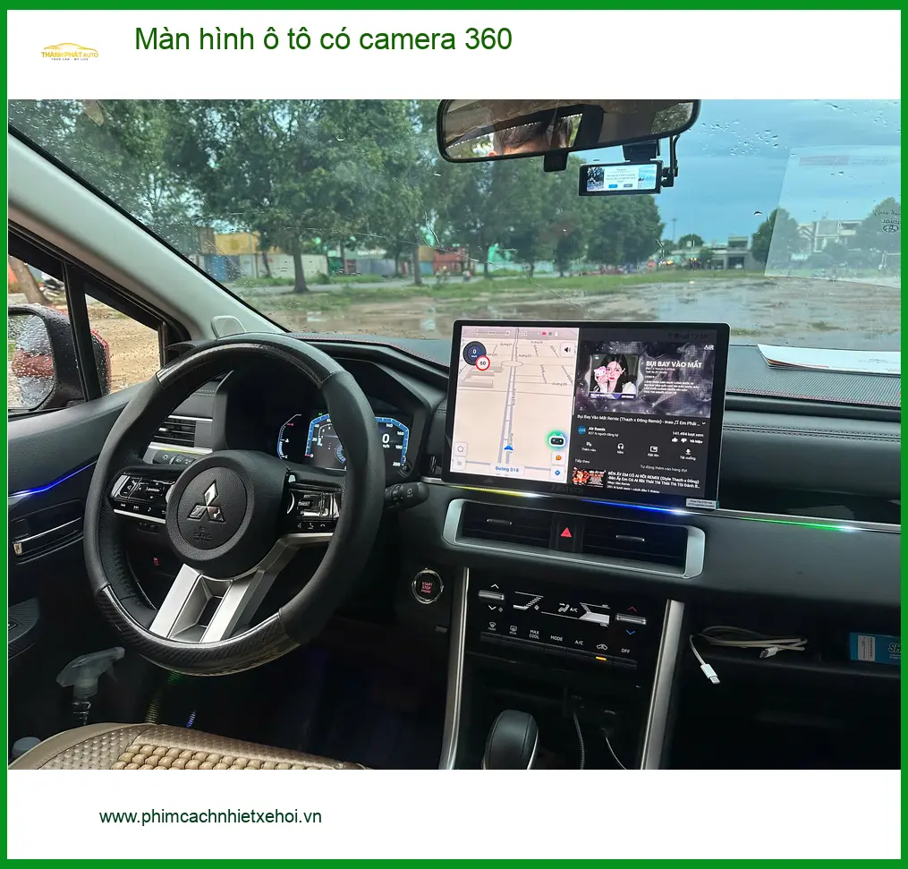 Chị Hà lắp màn hình ô tô có camera 360 Mazda CX-5 tại Cần Giờ an toàn hơn ảnh thực tế 4