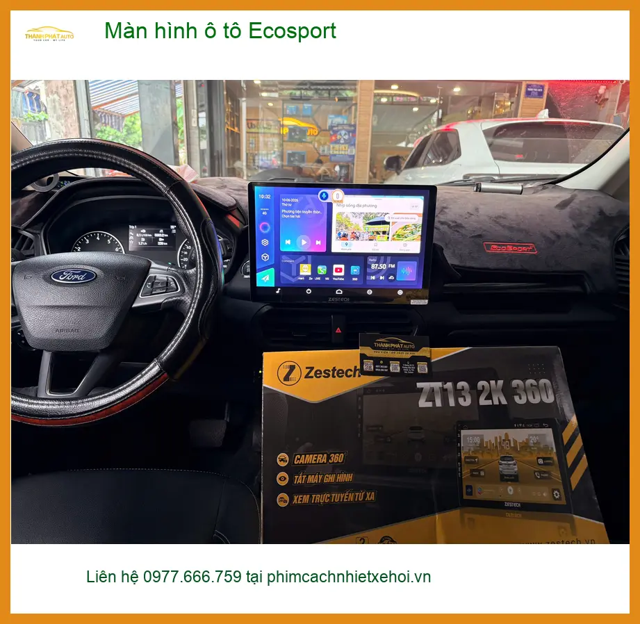 Anh Quốc Anh nâng cấp màn hình Ecosport tại Thủ Đức để lái xe an toàn hơn ảnh thực tế 2