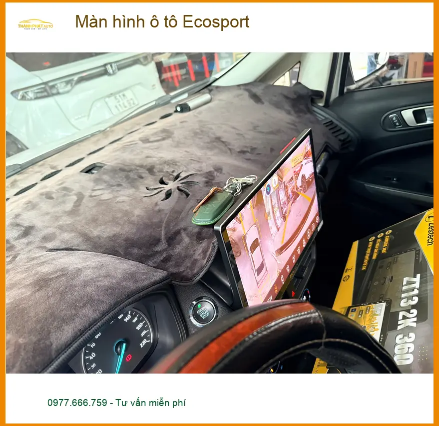 Anh Quốc Anh nâng cấp màn hình Ecosport tại Thủ Đức để lái xe an toàn hơn ảnh thực tế 3