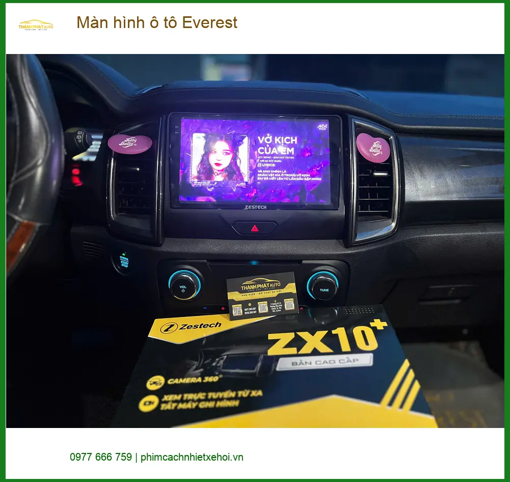 Anh Hưng lắp màn hình ô tô Ford Everest tại Bình Chánh để nâng cấp tính năng ảnh thực tế 3