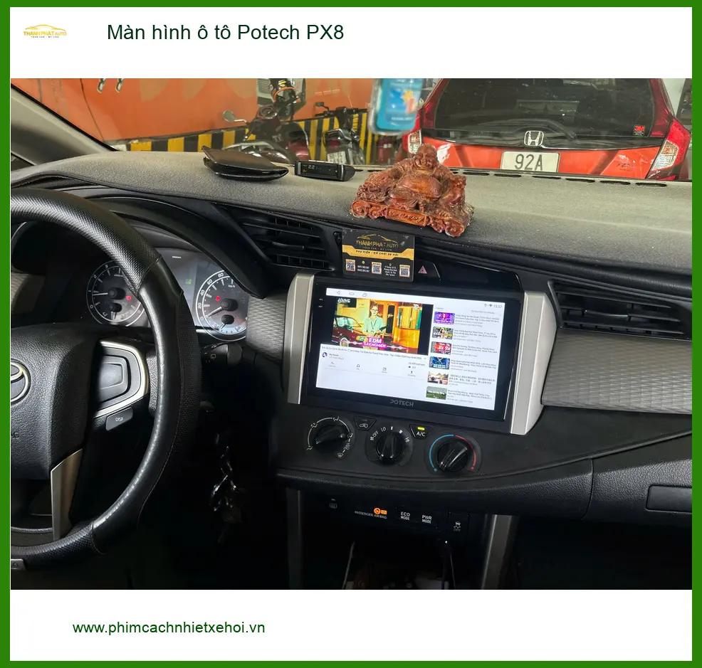 Anh Quý lắp màn hình ô tô Potech PX8 cho Honda CRV tại Quận Thủ Đức