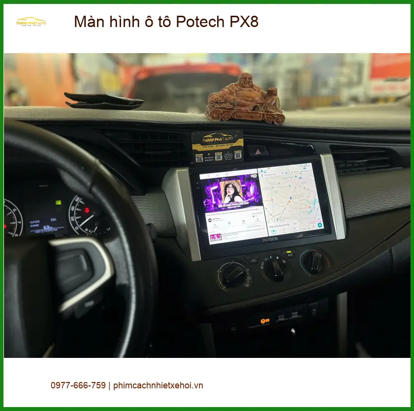 Anh Quý lắp màn hình ô tô Potech PX8 cho Honda CRV tại Quận Thủ Đức ảnh thực tế 2