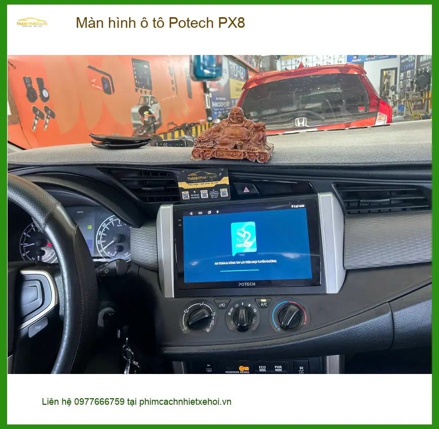 Anh Quý lắp màn hình ô tô Potech PX8 cho Honda CRV tại Quận Thủ Đức ảnh thực tế 4
