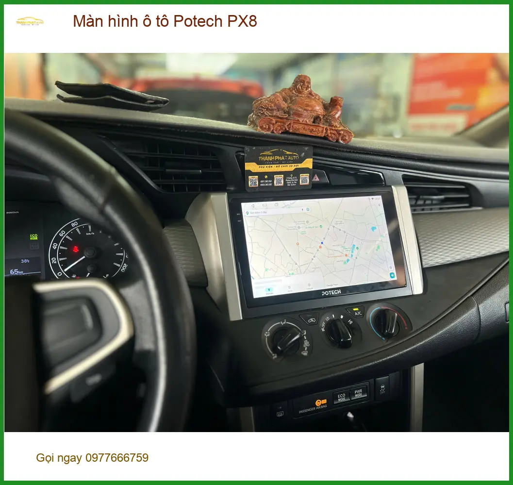 Anh Quang lắp Màn hình ô tô Potech PX8 cho Honda CR-V tại Phú Nhuận