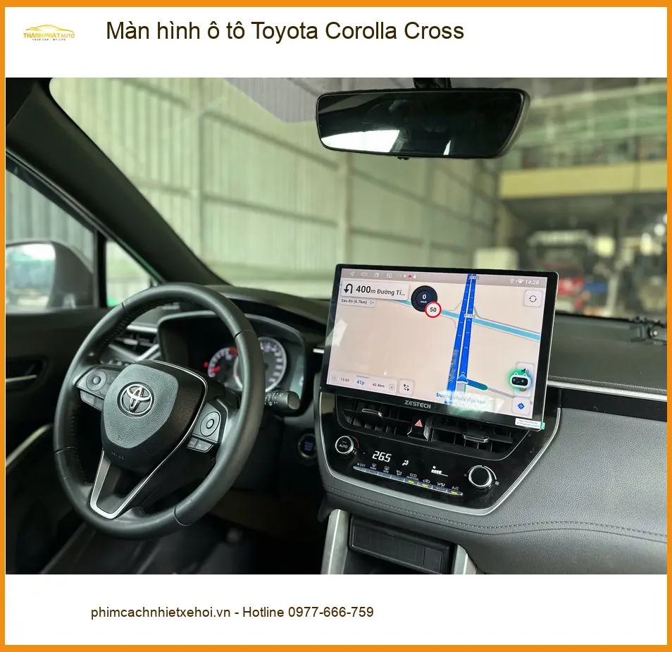 Anh Minh nâng cấp màn hình Toyota Corolla Cross tại Quận Tân Phú