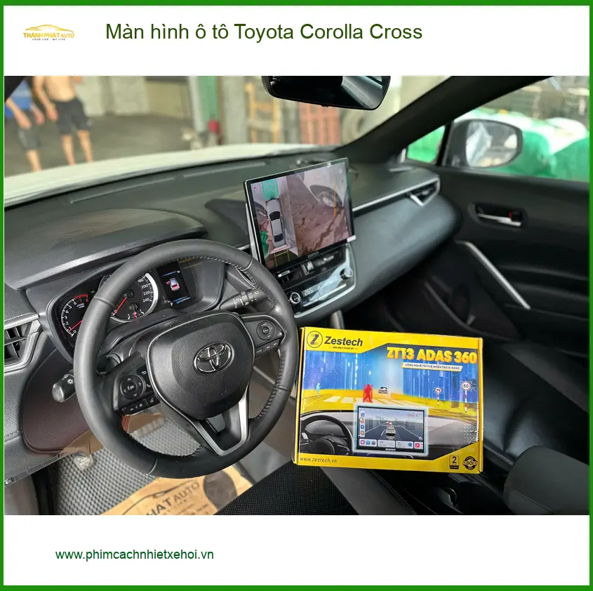 Anh Minh nâng cấp màn hình Toyota Corolla Cross tại Quận Tân Phú ảnh thực tế 2