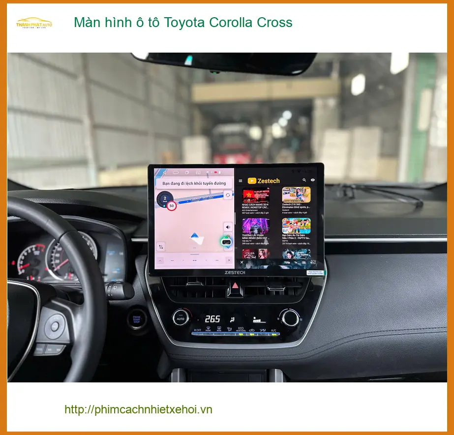 Anh Minh nâng cấp màn hình Toyota Corolla Cross tại Quận Tân Phú ảnh thực tế 4