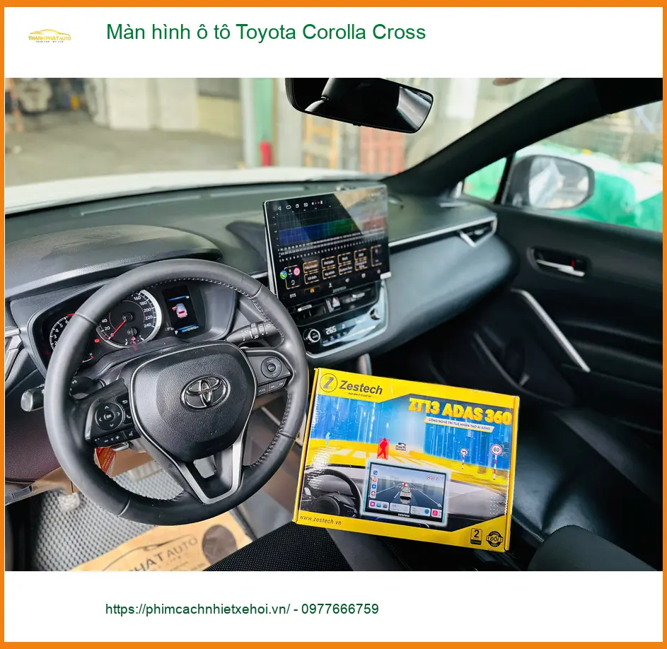 Anh Quang lắp màn hình ô tô Toyota Corolla Cross Quận 10 giá tốt ảnh thực tế 3