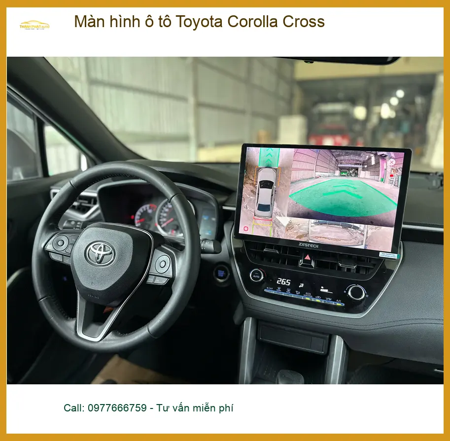 Anh Quang lắp màn hình ô tô Toyota Corolla Cross Quận 10 giá tốt ảnh thực tế 5