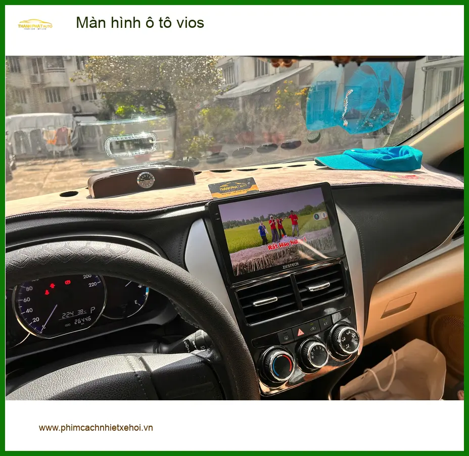 Anh Đạt lắp màn hình ô tô Vios ở Củ Chi muốn nâng cấp tiện ích giải trí ảnh thực tế 4