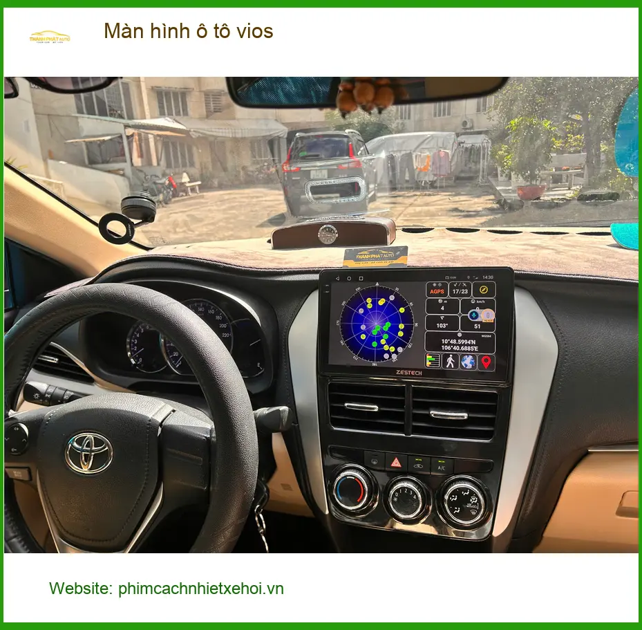 Anh Khải lắp màn hình ô tô Vios tại Quận 1 để xem YouTube và bản đồ tiện lợi hơn ảnh thực tế 4