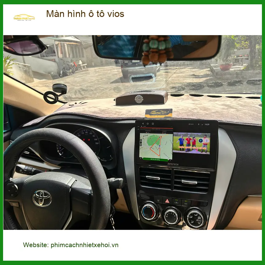 Chỗ lắp Màn hình ô tô Vios Quận 5 cho chú Minh muốn có bản đồ dẫn đường