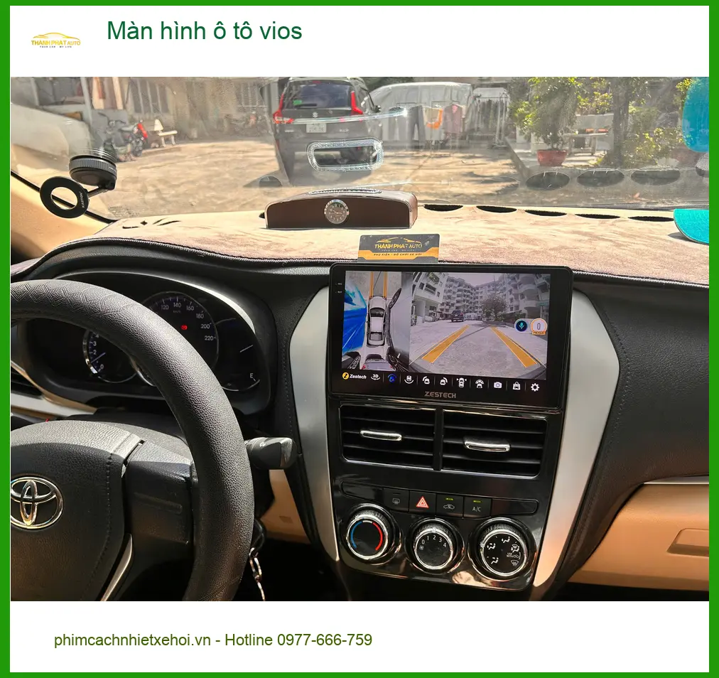 Chỗ lắp Màn hình ô tô Vios Quận 5 cho chú Minh muốn có bản đồ dẫn đường ảnh thực tế 2