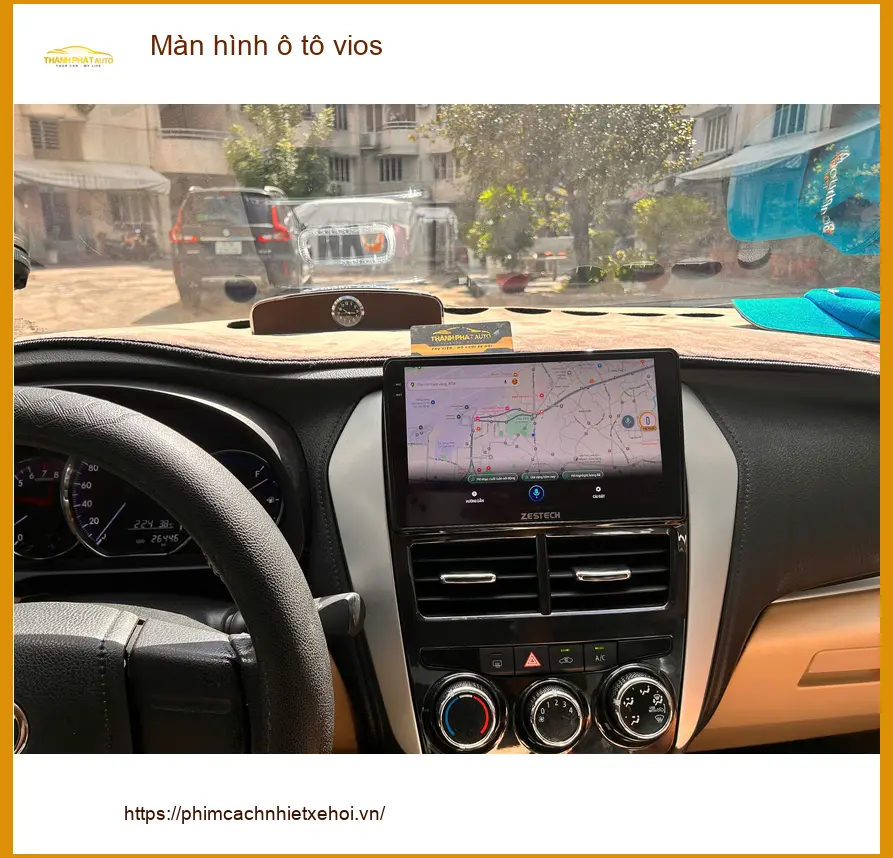 Chỗ lắp Màn hình ô tô Vios Quận 5 cho chú Minh muốn có bản đồ dẫn đường ảnh thực tế 3