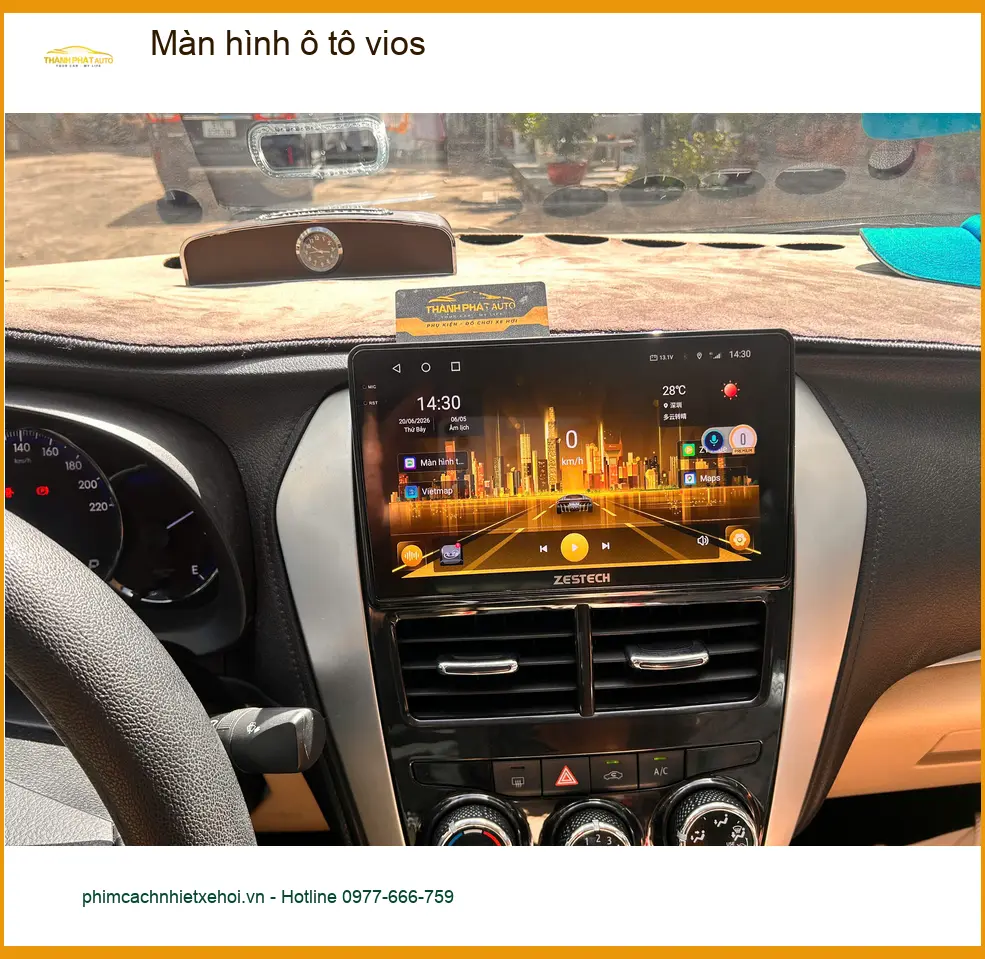 Chỗ lắp Màn hình ô tô Vios Quận 5 cho chú Minh muốn có bản đồ dẫn đường ảnh thực tế 5
