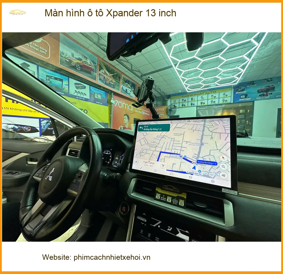 Anh Khải lắp màn hình 13 inch cho Xpander tại Quận 11 để nâng cấp giải trí ảnh thực tế 3
