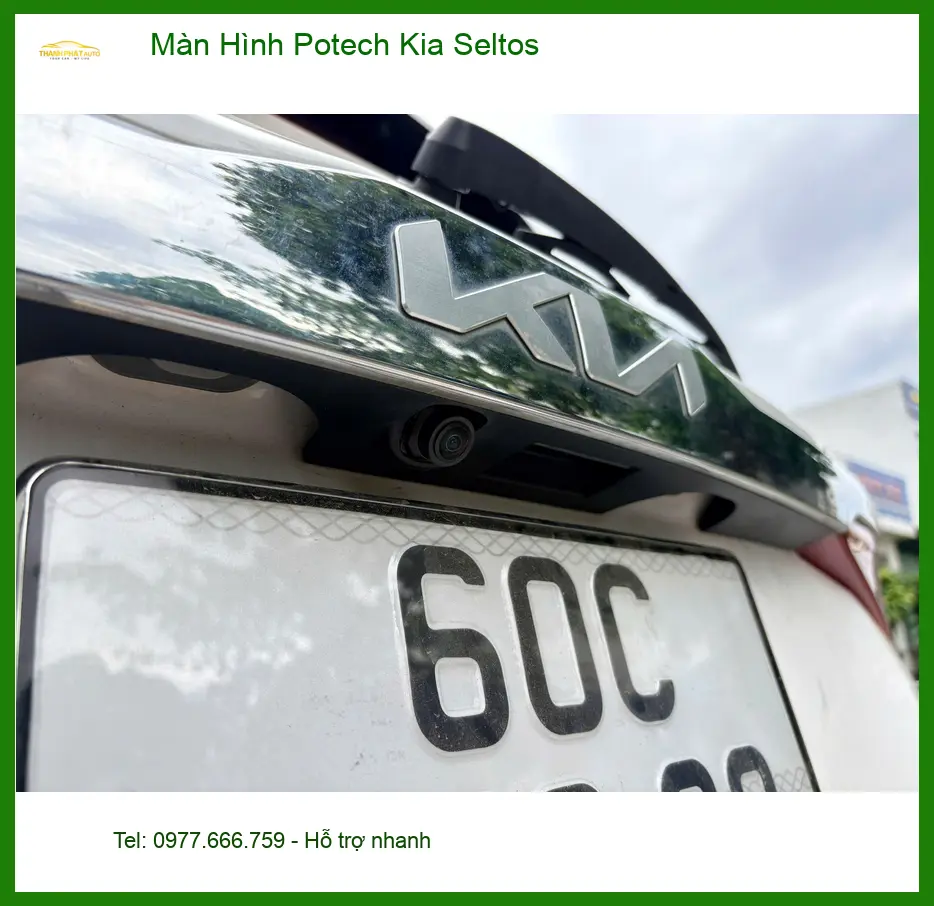 Anh Minh lắp Màn Hình Potech Kia Seltos tại Hóc Môn vì màn zin thiếu tính năng ảnh thực tế 4