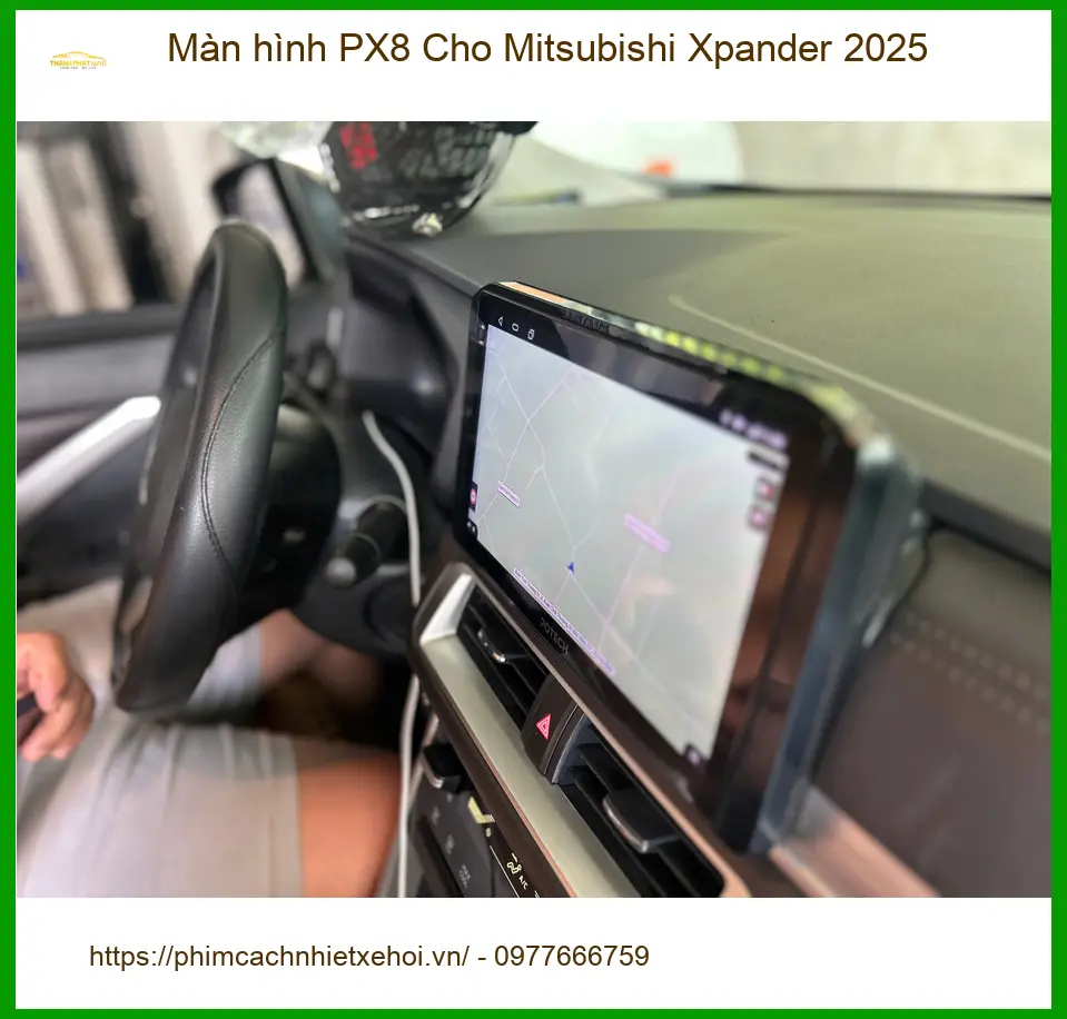 Anh Đức nâng cấp màn hình PX8 cho Mitsubishi Xpander 2025 tại Hóc Môn ảnh thực tế 4