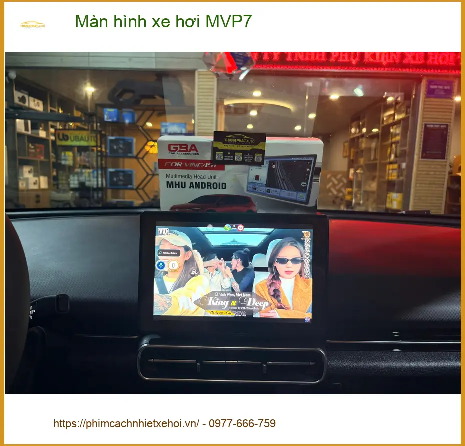 Chị Vân lắp Màn hình xe hơi MVP7 cho Hyundai Accent tại Quận 9 ảnh thực tế 5