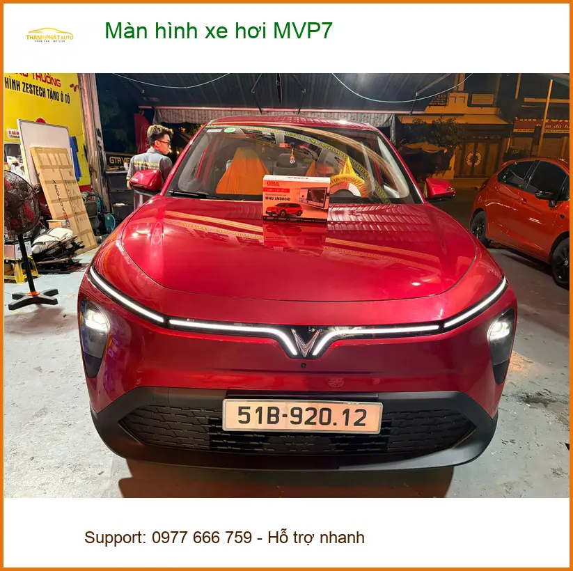 Anh Bách lắp màn hình xe hơi MVP7 Hyundai Accent tại Hóc Môn để nâng cấp trải nghiệm lái