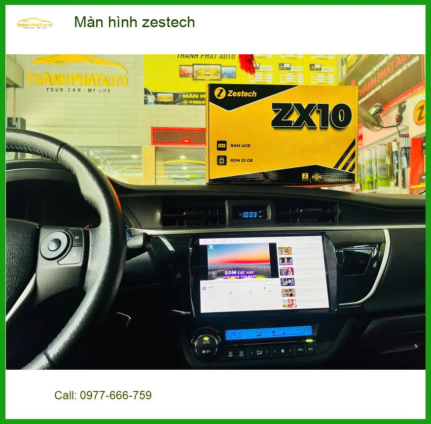Anh Dũng lắp màn hình Zestech cho Hyundai Elantra tại Quận 11 để nâng cấp giải trí ảnh thực tế 3