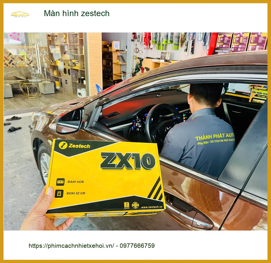 Anh Khôi lắp màn hình Zestech cho Hyundai Creta tại Quận 2 để nâng tầm trải nghiệm lái