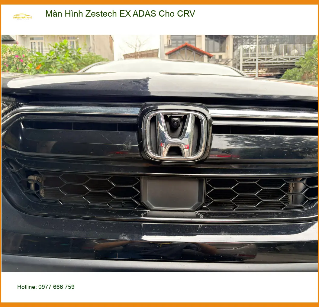 Anh Kiệt lắp Màn Hình Zestech EX ADAS cho CRV Quận 5 để lái xe an toàn hơn. ảnh thực tế 3
