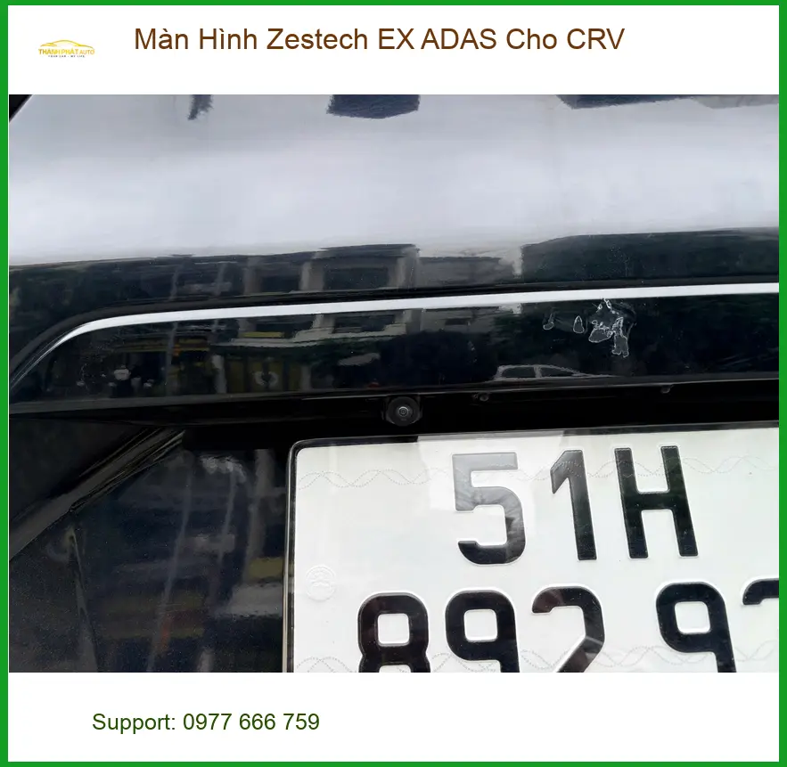 Anh Kiệt lắp Màn Hình Zestech EX ADAS cho CRV Quận 5 để lái xe an toàn hơn. ảnh thực tế 4
