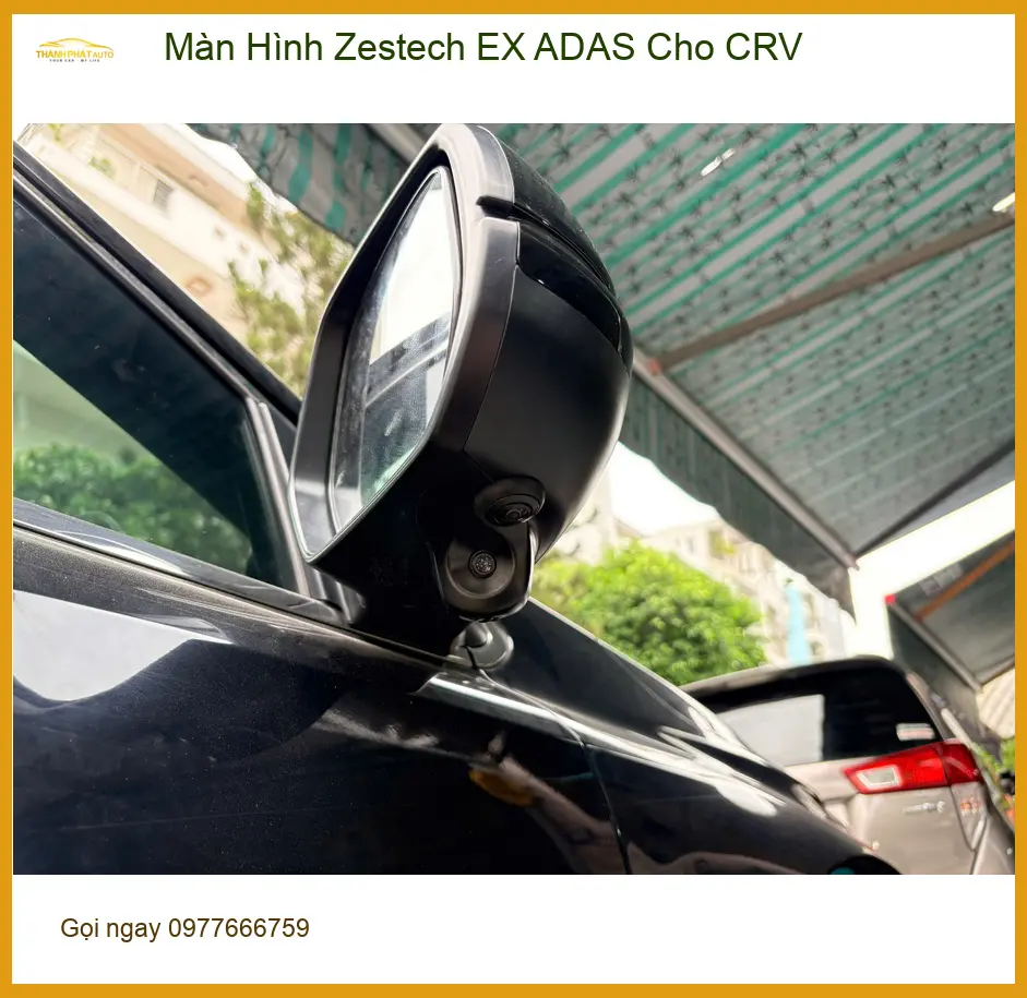Anh Nam lắp Màn Hình Zestech EX ADAS cho CRV tại Quận Tân Bình ảnh thực tế 2
