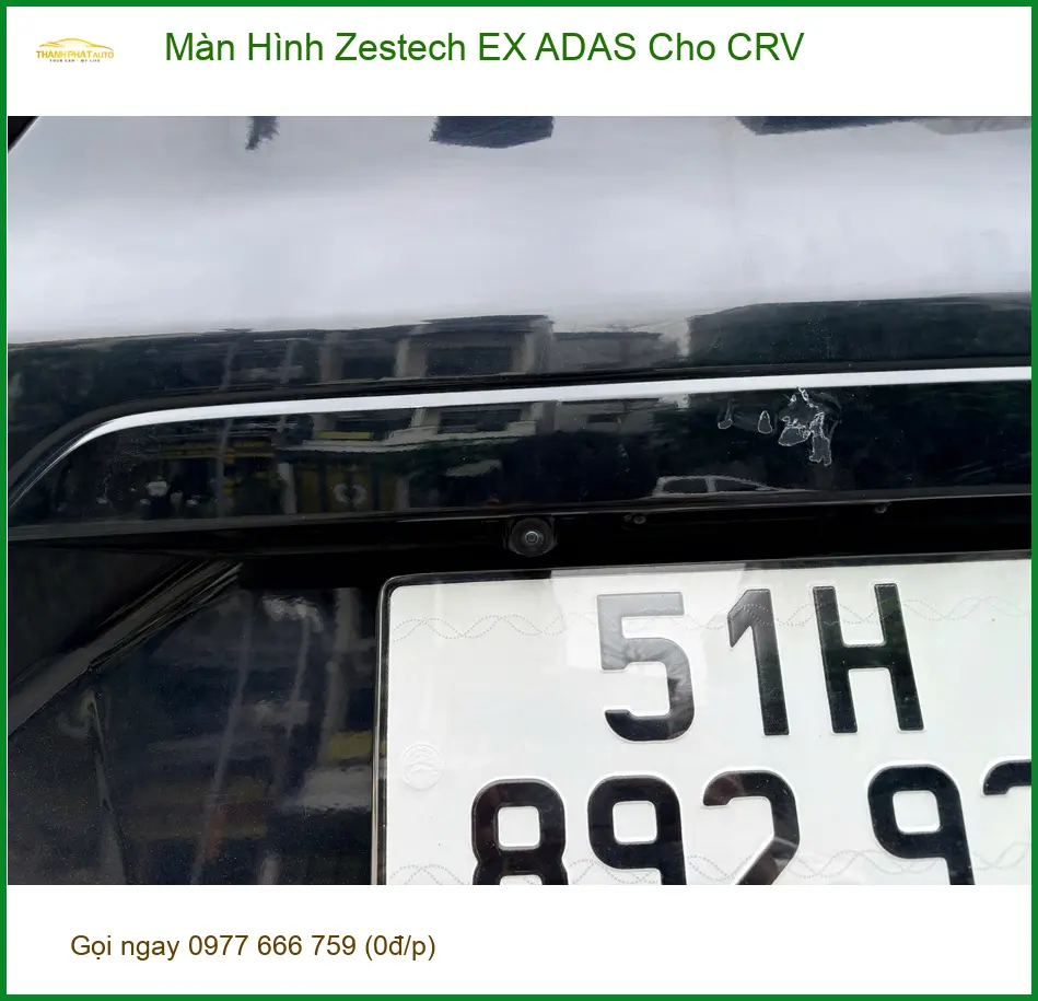 Anh Nam lắp Màn Hình Zestech EX ADAS cho CRV tại Quận Tân Bình ảnh thực tế 3