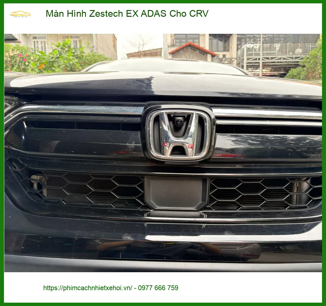 Anh Tấn nâng cấp Màn Hình Zestech EX ADAS cho CRV tại Bình Thạnh vì màn zin quá cũ ảnh thực tế 4